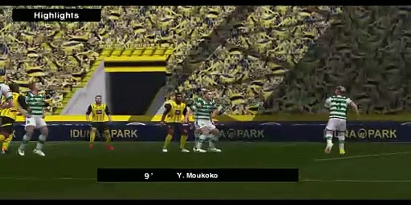 BORUSSIA DORTMUND VS CELTIC | UEFA CHAMPIONS LEAGUE