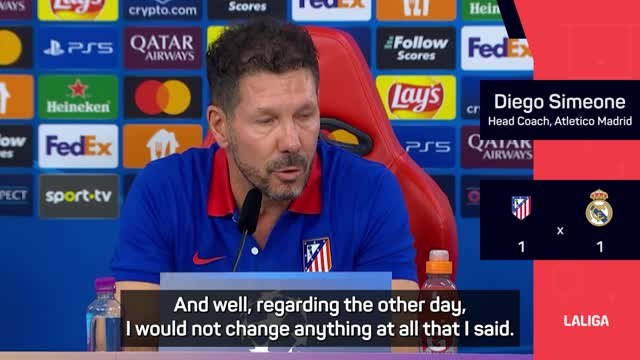 Simeone and Ancelotti continue Madrid derby argument