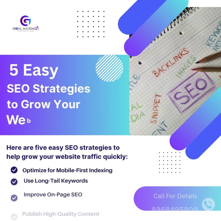 5 Easy SEO Strategies to Grow Your Website Traffic Fast - video Dailymotion