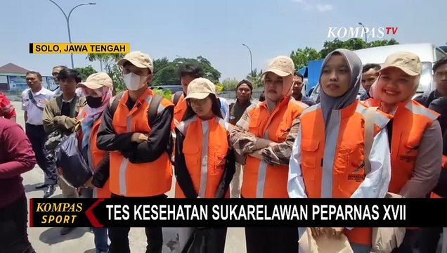 Pastikan Kondisi Fisik sebelum Bertugas di Peparnas XVII 2024 Solo, Sukarelawan Jalani Tes Kesehatan