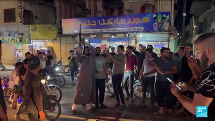 Exclusive: FRANCE 24 speaks to Syrian Revolution supporters as they celebrate Nasrallah death