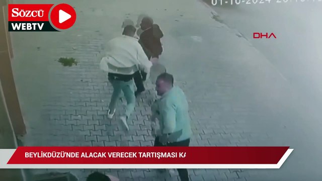 Beylikdüzü'nde alacak verecek tartışması kanlı bitti; o anlar kamerada