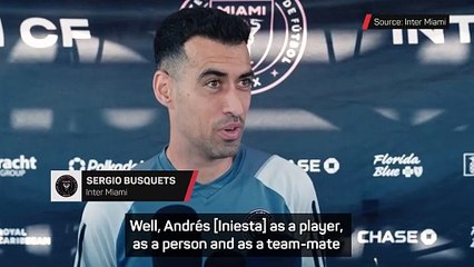 Busquets pays tribute to retiring Iniesta