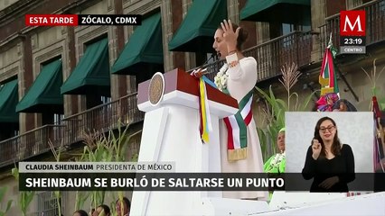 Claudia Sheinbaum confunde números y saca risas en su discurso