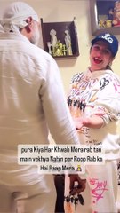 Pura kiya har khawab mera Rab tan main vekhya nahin par roop rab ka hai baap mera ✨ #fatherdaughter