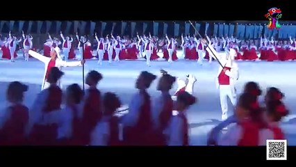 Grande ginástica de massa e performance artística "A pátria gloriosa"