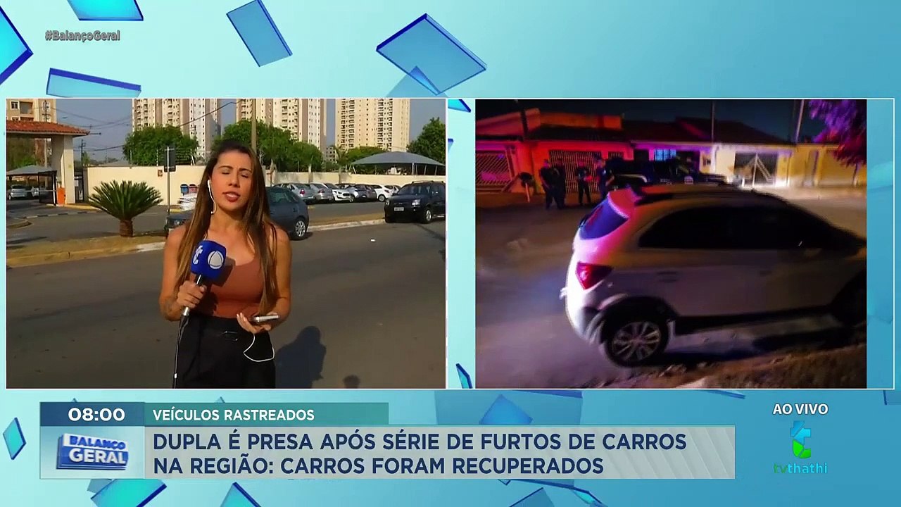 Dupla é presa após série de furtos de carros na...