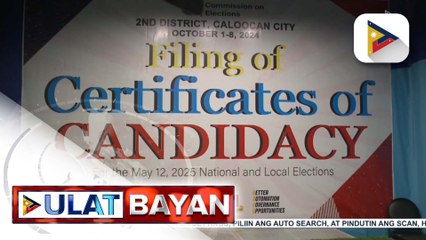 Caloocan Mayor Along Malapitan, nagsumite ng kanyang Certificate of Candidacy