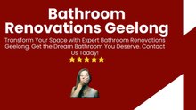 Bathroom Renovations Geelong Services [With Pricing]