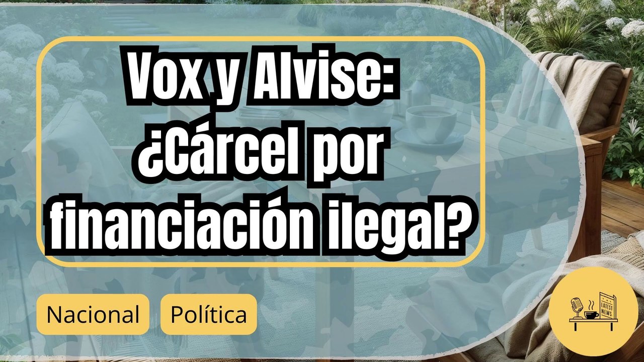 Alvise y Vox: ¿Multas millonarias o cárcel por financiación ilegal?
