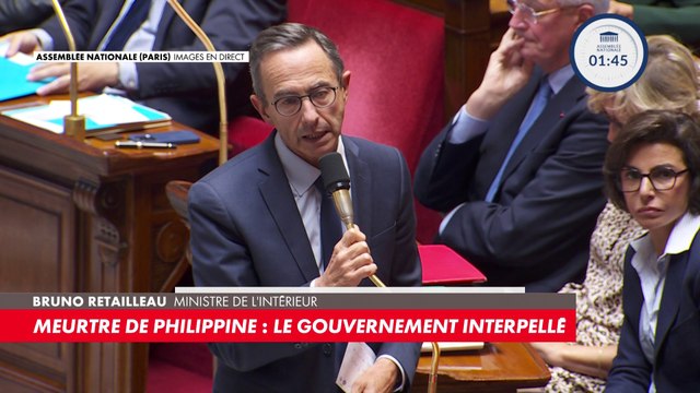 Bruno Retailleau : «Hier soir, en fin d'après-midi, je suis allé à la rencontre de la famille de Philippine et de son fiancé»