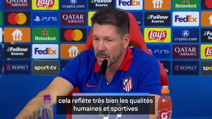 Atlético - Simeone rend hommage à Griezmann