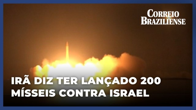 Duzentos mísseis foram lançados contra Israel, diz Irã