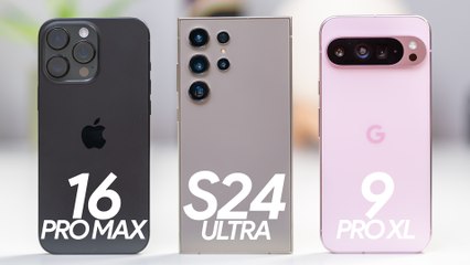 iPhone 16 Pro Max vs Samsung Galaxy S24 Ultra vs Pixel 9 Pro XL, ¿cuál es el rey?