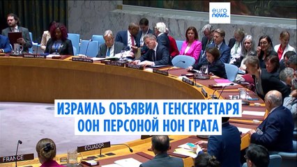 Израиль запретил генсекретарю ООН въезд в страну