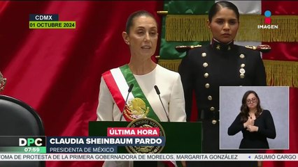 Así fue la toma de protesta de Claudia Sheinbaum