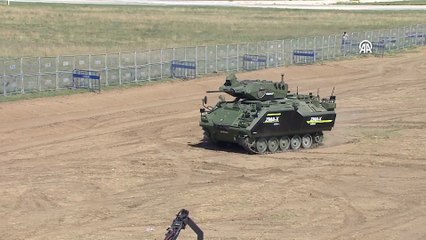 ZMA-X İnsansız Zırhlı Muharebe Aracı TEKNOFEST'te sahne aldı