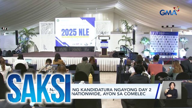 5,404 naghain ng kandidatura ngayong day 2 ng COC filing nationwide, ayon sa COMELEC | Saksi