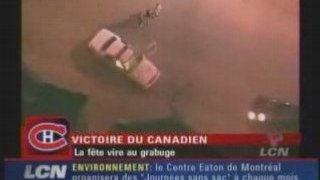 LCN Victoire Canadiens Grabuge 6 Auto Patrouille Brulent
