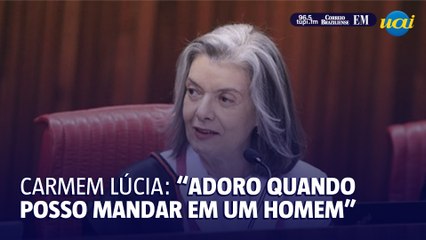 Carmen Lúcia para Flávio Dino: "adoro quando um homem diz que eu posso mandar nele."
