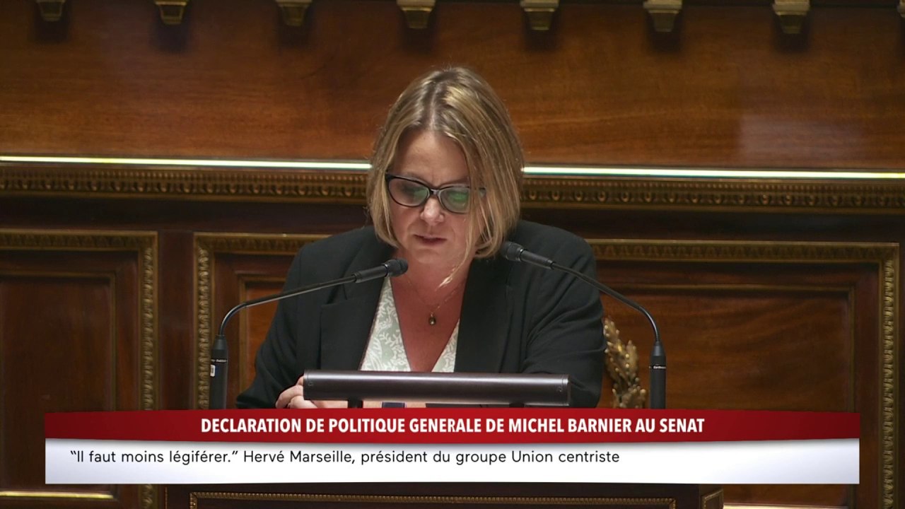 "Votre programme est celui d'un ancien monde" : la réponse de Cécile Cukierman à Michel Barnier