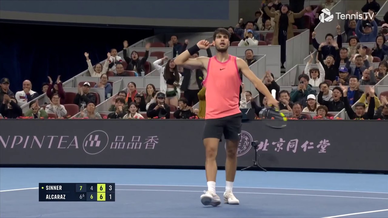 Carlos Alcaraz vs Jannik Sinner (6-7, 6-4, 7-6) | ATP 500 de Beijing 2024 | Final