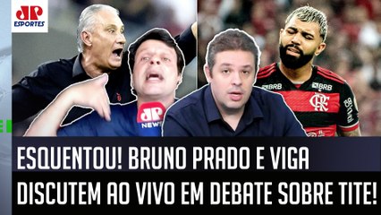 TRETA! "VOCÊ NÃO SABE RESPEITAR A OPINIÃO DOS OUTROS!" Bruno Prado REBATE Viga sobre Flamengo e Tite