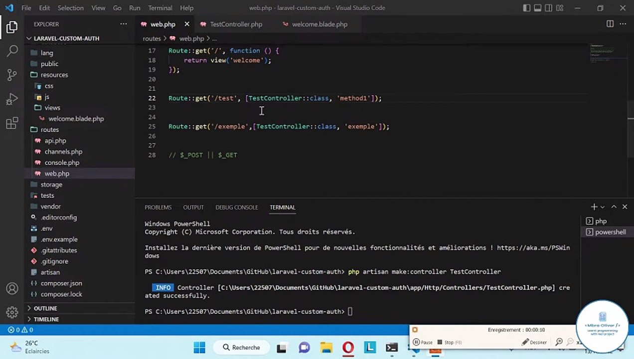 Formation Complete Laravel 9  #5 -  Passer des...