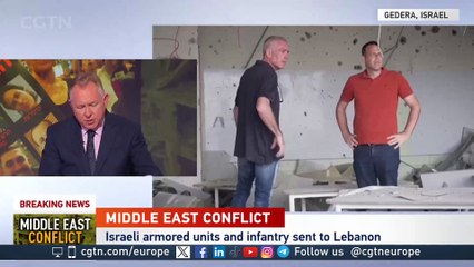 Middle East conflict:"There's no benefit for Israel to go to full-scale war"