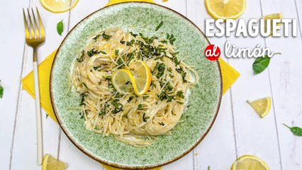 Cómo hacer deliciosa pasta al limón ¡Con 6 ingredientes!
