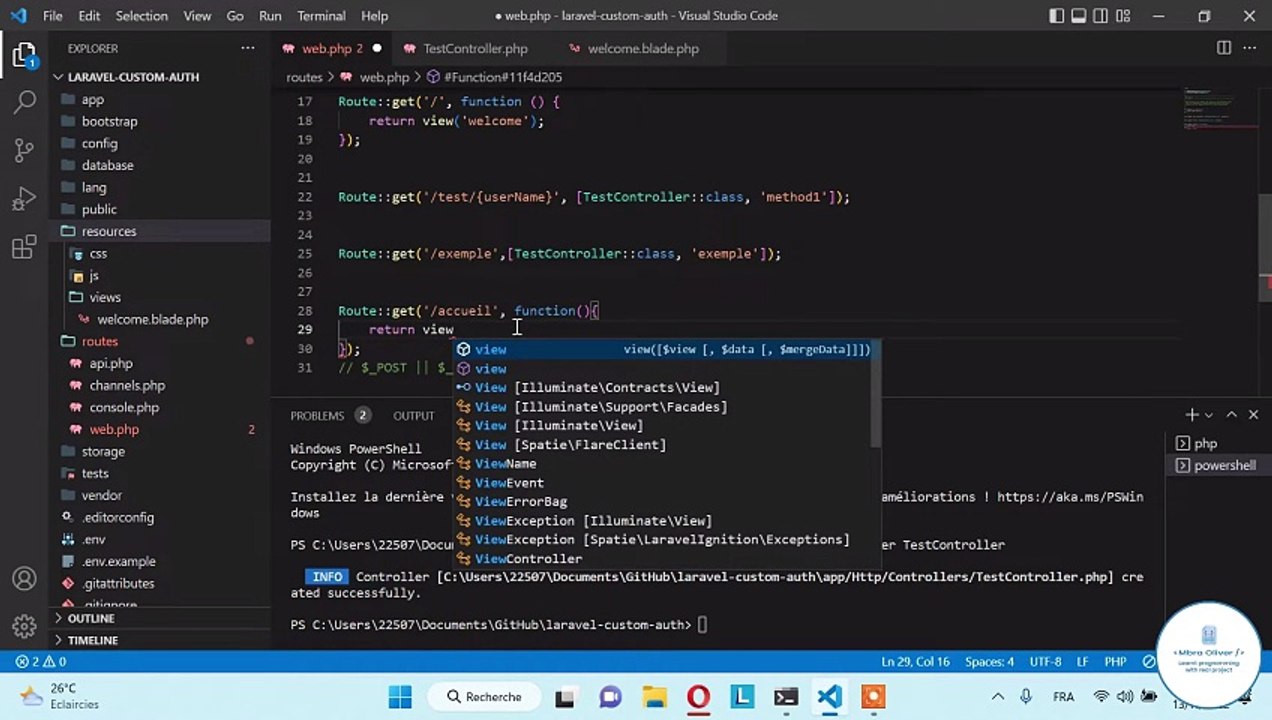 Formation Complete Laravel 9  #6 -  Afficher un...