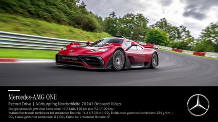 La 6:29.090: La Mercedes-AMG ONE bat son propre record sur le Nurburgring-Nordschleife