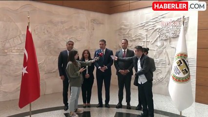 Chp, Dem Parti ve Tip'ten TBB Başkanı Sağkan'a Ziyaret