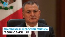 Aplazan para el 16 de octubre sentencia de Genaro García Luna