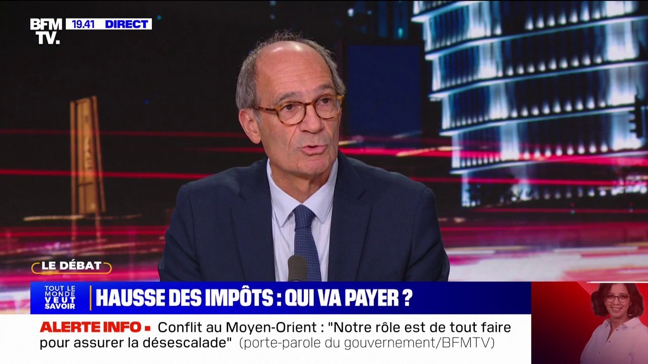 Hausse des impôts: "Les déficits sont plus importants que ceux prévus. Il faut trouver des solutions", explique Éric Woerth (Ensemble)