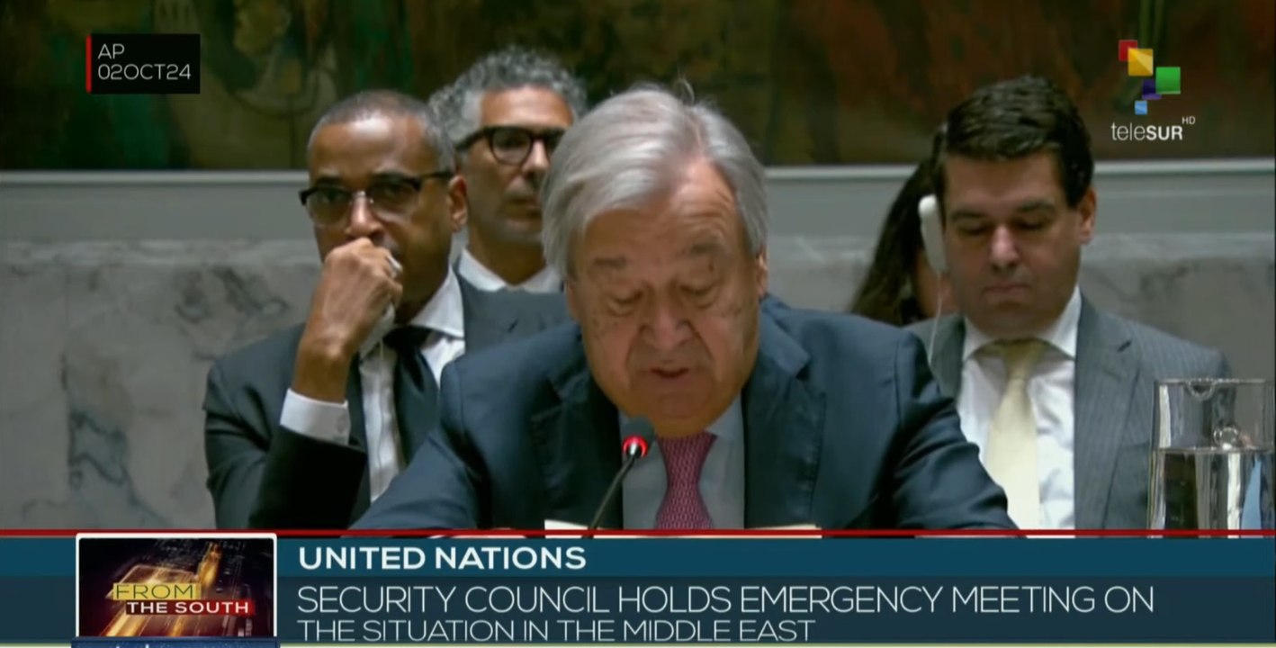 Security Council addresses Middle East situation in emergency meeting