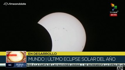 ¡Hoy, último eclipse solar del 2024!