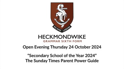 OPEN EVENING: Heckmondwike Grammar School Sixth Form to showcase fantastic facilities