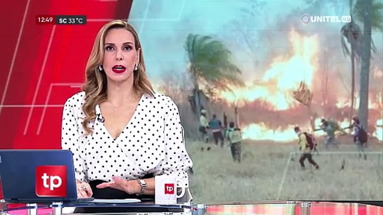 Bomberos voluntarios llegan a los Valles cruceños para sofocar incendios en municipios de la provincia Florida