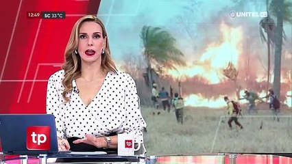 Bomberos voluntarios llegan a los Valles cruceños para sofocar incendios en municipios de la provincia Florida