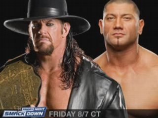 Batista vs Undertaker at Smackdown 4/18/08 Preview