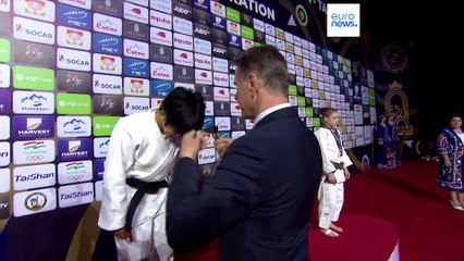 Première journée des Championnats du monde junior de judo à Douchanbé