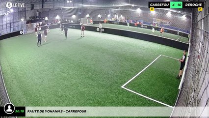 Faute de Yohann S - Carrefour