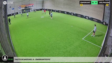 Faute de Mickael A - EMIGRANTES FC