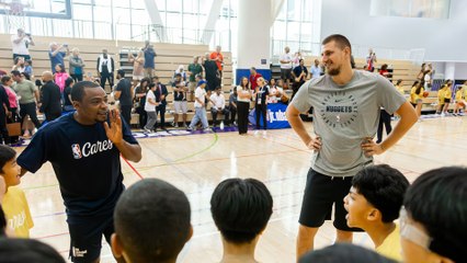 Skills and Drills at the Denver Nuggets SR Clinic