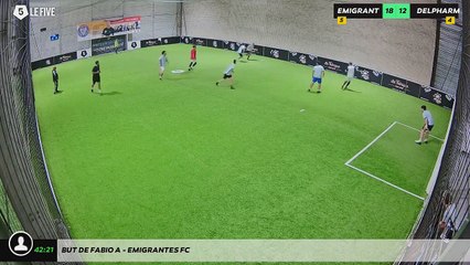 But de Fabio A - EMIGRANTES FC