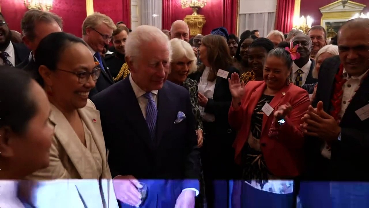 Charles and Camilla host reception celebrating Commonwealth