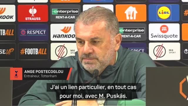 Tottenham - Postecoglou : J'aimerais que Ferenc Puskás soit encore en vie pour voir où j'en suis