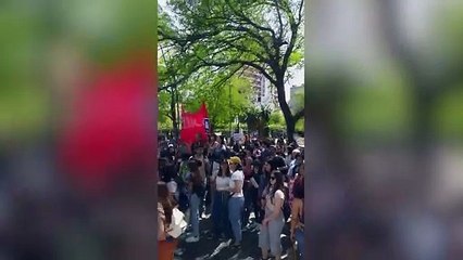 Marcha universitaria en Santiago del Estero
