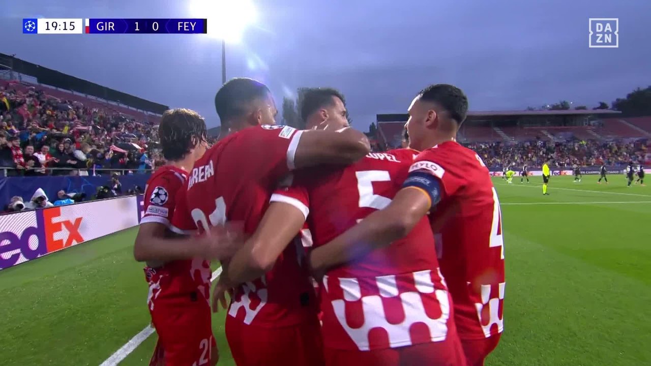 Girona - Feyenoord: Tor in der 19. Minute